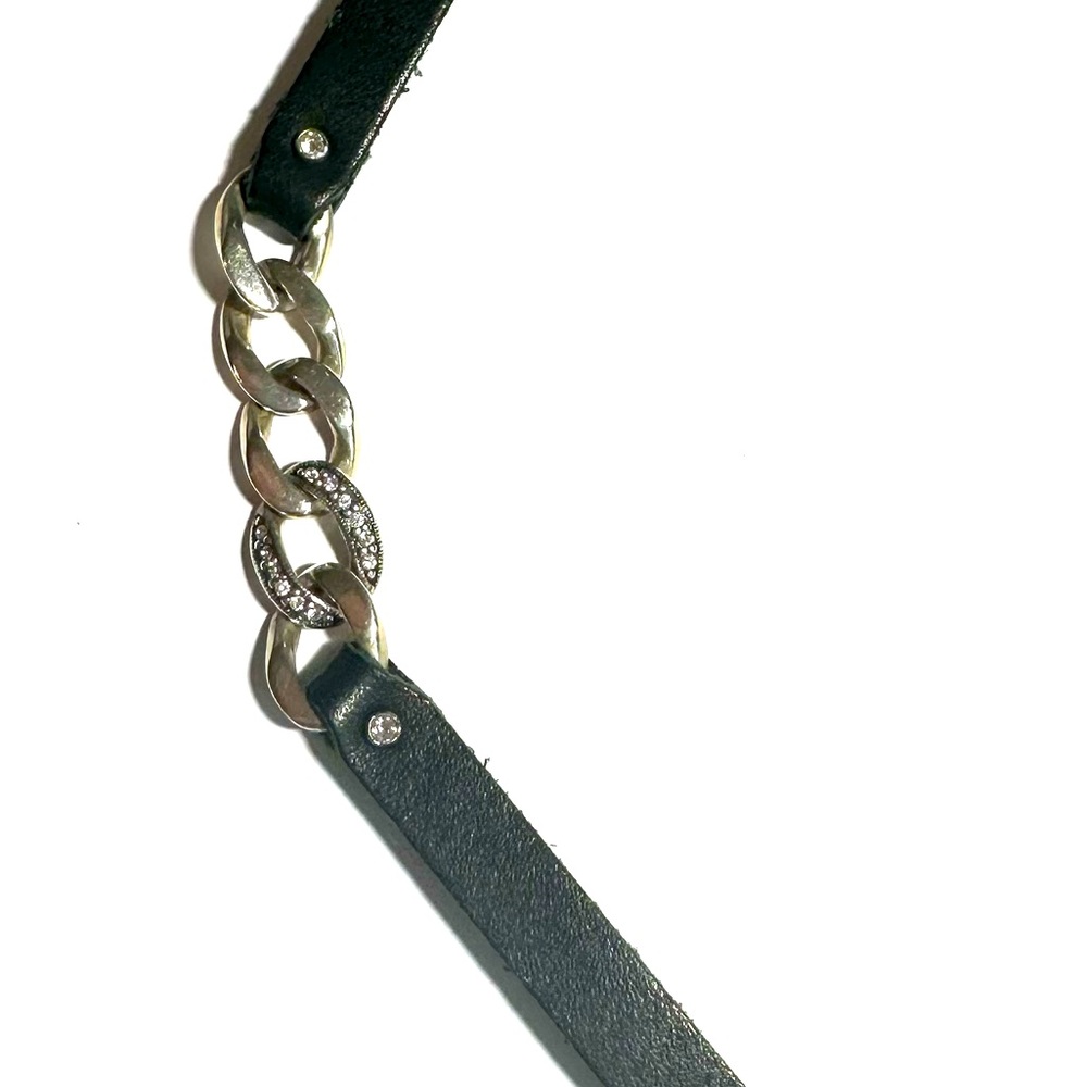Silpada leather & ss bracelet